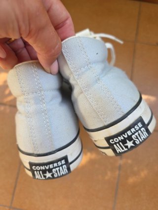 Converse All Star Gris y Blanco