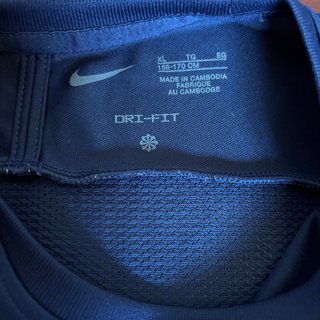 Camiseta Nike Manga Corta Azul 170cm