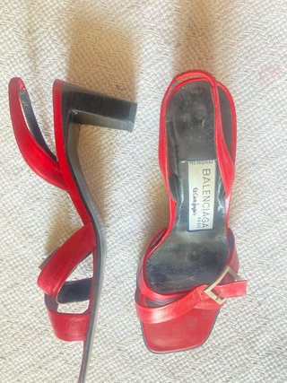 Zapatos Balenciaga Rojos 37 usados 2 veces