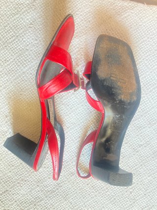 Zapatos Balenciaga Rojos 37 usados 2 veces