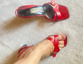 Zapatos Balenciaga Rojos 37 usados 2 veces