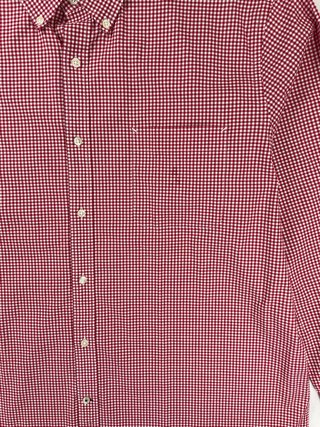 Camisa Tommy Hilfiger cuadros roja y blanca