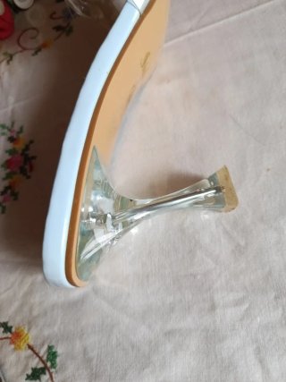 Zapatos de tacón transparentes talla 38