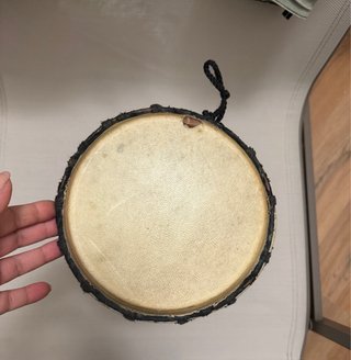 Tamburo Djembe Legno Decorato