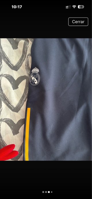 Pantalón Real Madrid 3/4 Adidas Azul/Amarillo