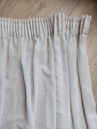 Visillos blancos 2.25 x 2.65
