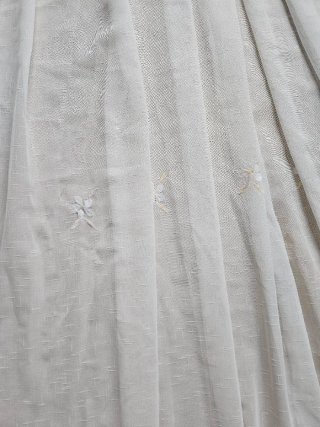 Visillos blancos 2.25 x 2.65