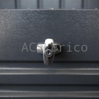Baúl Arcón Metálico Antracita - 135x67x69 cm - Trimetals
