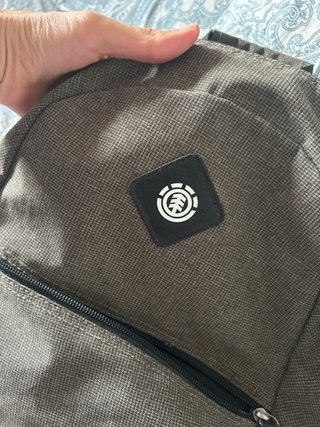Mochila Element Marrón y Negra