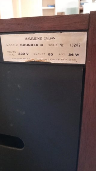 Órgano Hammond Sounder III
