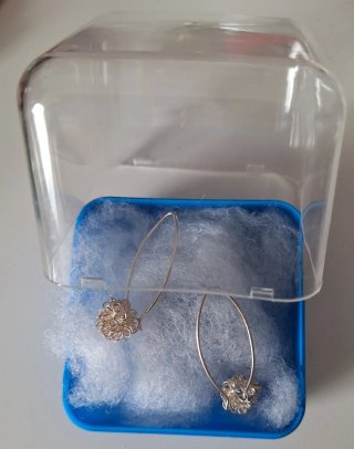 Pendientes artesanales plata 925