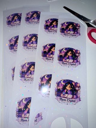 Stickers Moon Crystal