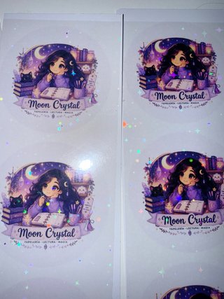 Stickers Moon Crystal