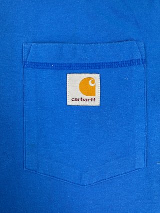 Camiseta Carhartt Force Azul Manga Corta