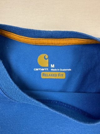 Camiseta Carhartt Force Azul Manga Corta