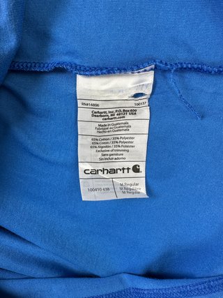 Camiseta Carhartt Force Azul Manga Corta