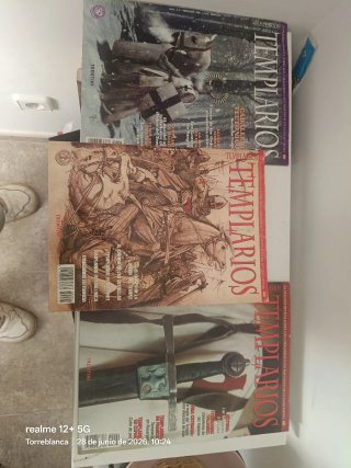 Lote completo revista templarios 1,4,5