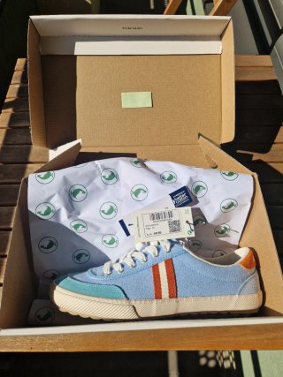 Zapatillas El Ganso Azul y Naranja