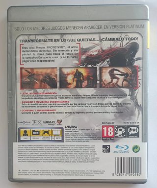 Juego PS3 Prototype Platinum Activision