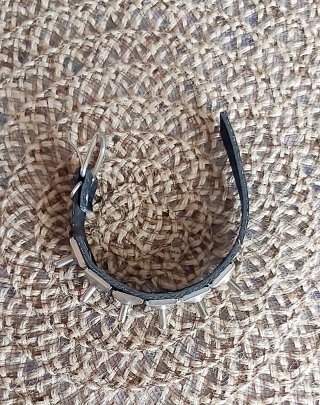 Pulsera/Collar Punk con Tachuelas