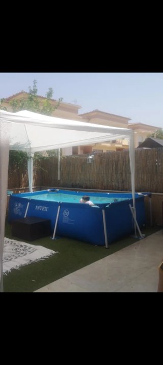 Depuradora de arena + piscina Intex de regalo