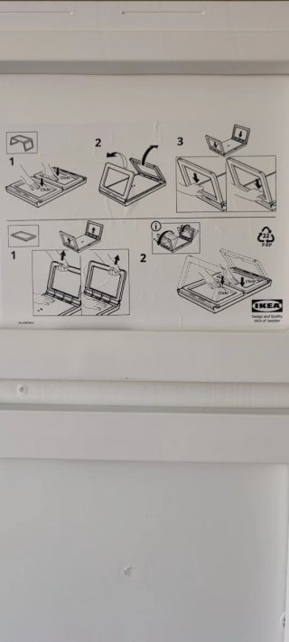 Mesa auxiliar plegable Ikea