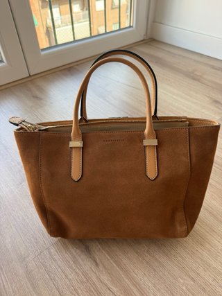 Bolso Coccinelle Ante Piel Serpiente Marrón