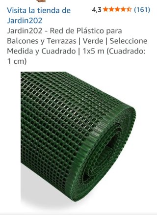 Malla Marrón para Balcón