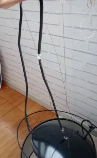 Lámpara colgante negra Ikea