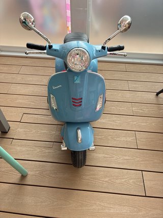 Moto Vespa Niños Rosa y azul