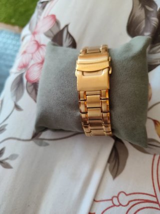 Reloj Lanscotte Solar Bañado en Oro Nuevo