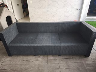 Conjunto Muebles Jardín: Sofá, Sillones y Mesa