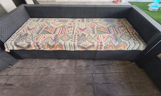 Conjunto Muebles Jardín: Sofá, Sillones y Mesa