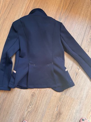 Chaqueta equitación competición Fuganza azul 7-8