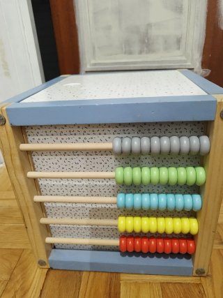 Caja multi-juegos madera bebé