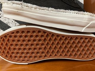 Zapatillas VansOg  Old Skool LNegras Deshilachadas