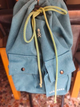 Mochila Scalpers Teal con Calavera
