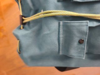 Mochila Scalpers Teal con Calavera