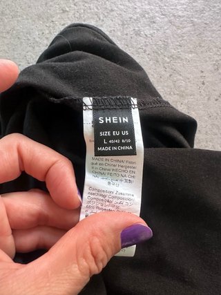 Vestido Maternidad Negro Talla L