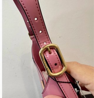 Bolso Prada Cleo Piel Brushed Rosa