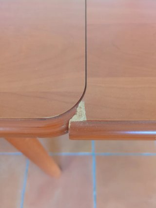 Mesa extensible de madera