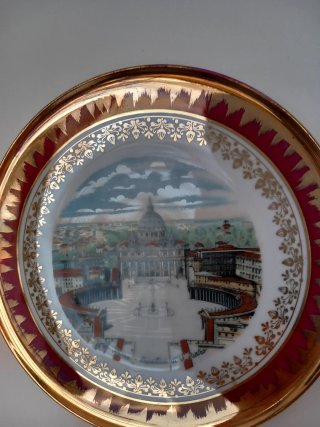 Plato decorativo Roma - Basílica S. Pietro