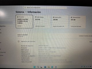 Lenovo X260 16GB RAM SSD 480GB Grado A