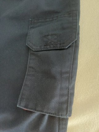 Pantalón multibolsillos trabajo azul