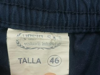 Pantalón multibolsillos trabajo azul