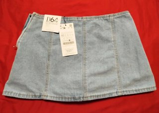 Falda pantalón vaquera Zara Talla L