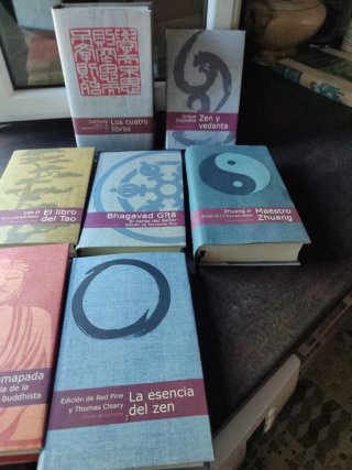Lote de siete libros sabiduría oriental