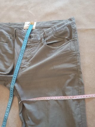 Pantaloni Cerruti Uomo Cotone Grigio Tg W36