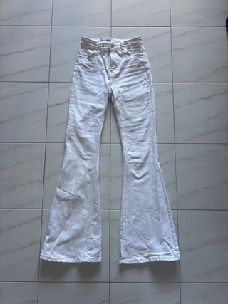 Pantalón Campana Blanco