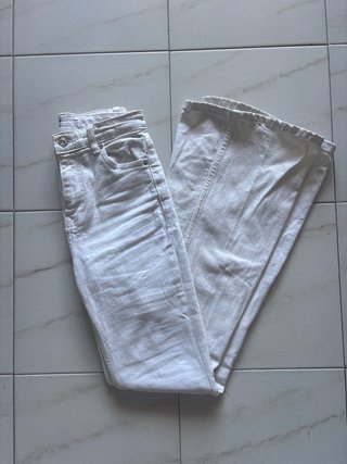 Pantalón Campana Blanco